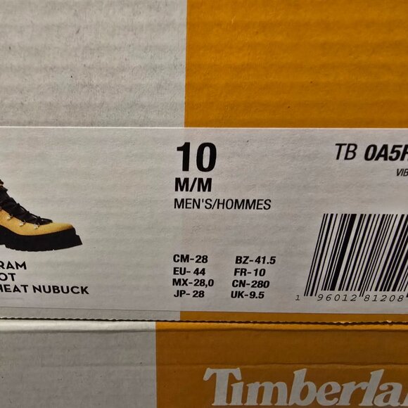 Timberland Premium 6" Waterproof Wheat Nubuck GORE-TEX VIBRAM BOOTS MENS 10 NEW - Picture 11 of 15